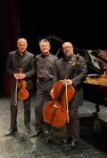 Massimo Quarta, Pietro De Maria, Enrico Dindo, courtesy Società dei Concerti di Parma